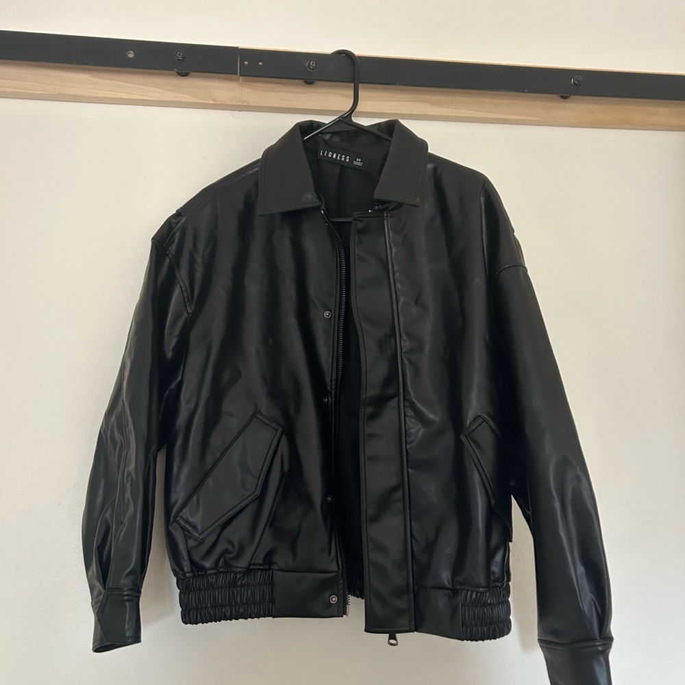Lioness Black Bomber Jacket